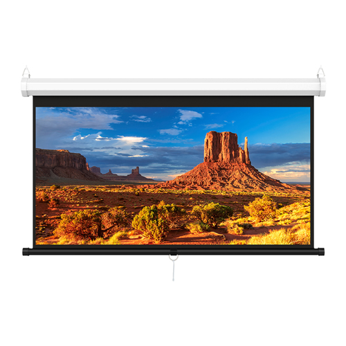 120 inch 16:9 handscherm, hangend aan de muur