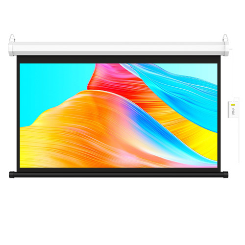 120 Inch 16: 9 Hd 4k Afstandsbediening Elektrisch scherm Hangende muur