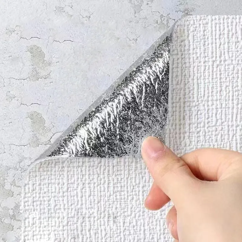 Natuursteentextuur zelfklevende 3D XPE-schuimwandpanelen